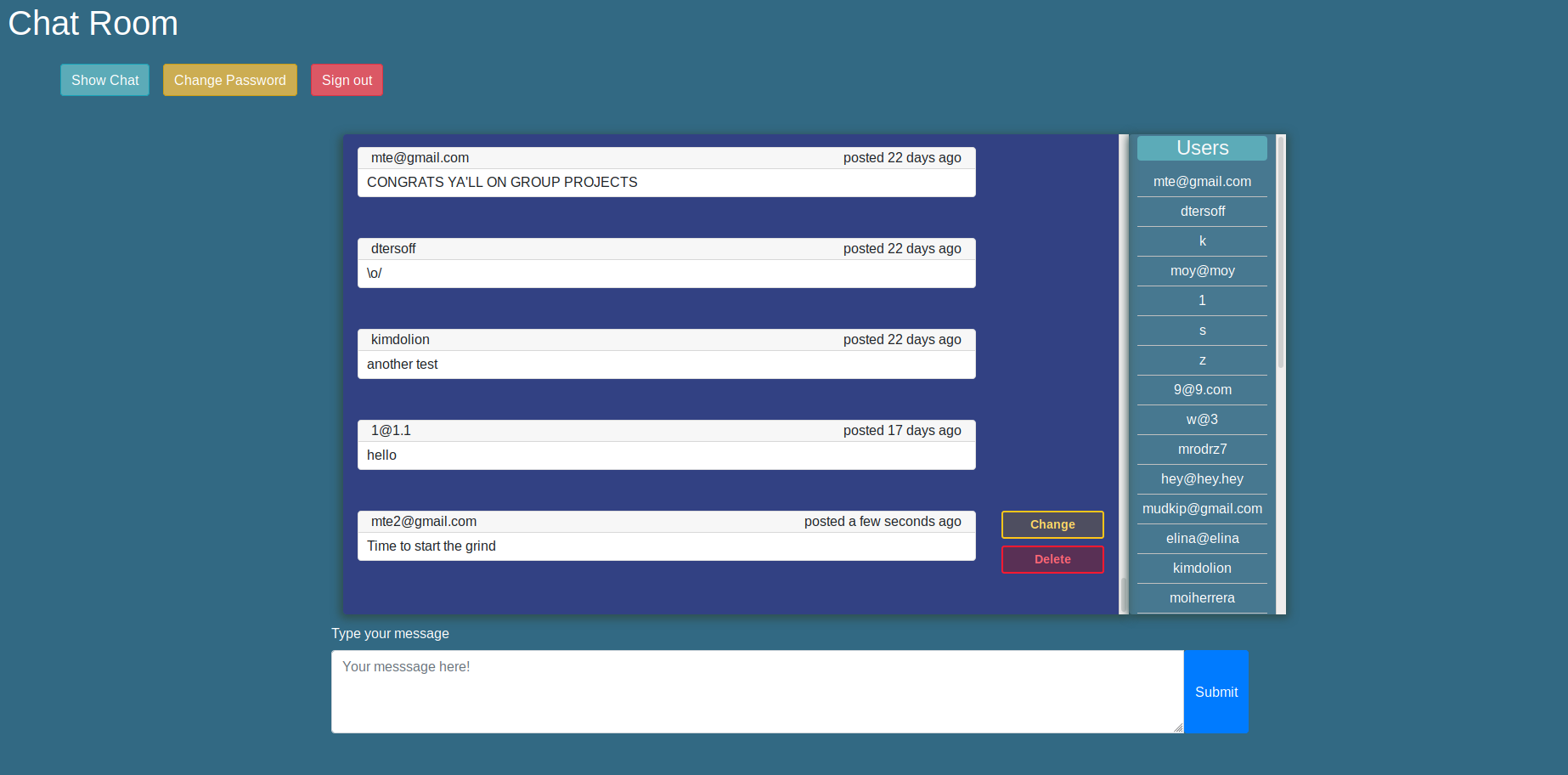 Chat Room Image Preview